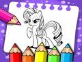 Jeu Livre de coloriage mon petit poney  en ligne