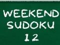 Jeu Sudoku du week-end 12  en ligne