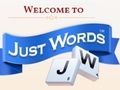 Jeu Juste des mots  en ligne