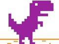 Jeu Course de dinosaures violets  en ligne
