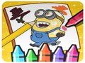 Jeu Minion à colorier  en ligne