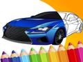 Jeu Livre de coloriage de voitures de luxe japonaises  en ligne