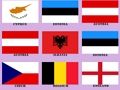 Jeu Entraînement à la mémoire. Drapeaux européens  en ligne