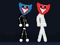 Jeu Stickman Huggy Vacances effrayantes  en ligne