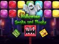Jeu Serpent et blocs d'Halloween  en ligne
