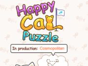 Jeu Puzzle amusant avec un chat  en ligne