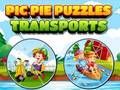 Jeu Pic Pie Puzzles Transports en ligne
