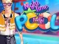 Jeu Fête de la piscine nocturne  en ligne