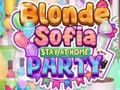 Jeu Blonde Sofia reste à la maison  en ligne