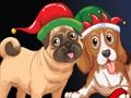 Jeu Les chiens s'échappent pour la fête de Noël  en ligne