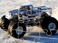 Jeu Puzzles de camion monstre d'hiver  en ligne
