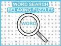 Jeu Recherche de mots Puzzles relaxants  en ligne