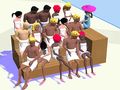 Jeu Course au sauna  en ligne