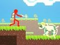 Jeu Stickman rouge contre Monster School 2  en ligne