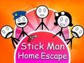 Jeu Escapade à la maison Stickman  en ligne