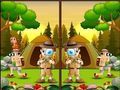 Jeu Trouvez les 5 Différences Camping  en ligne
