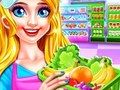 Jeu Nettoyage de fille de supermarché  en ligne