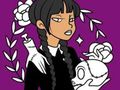 Jeu Mercredi: Coloriages de la famille Addams  en ligne