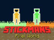 Jeu Stickman Pixel World  en ligne
