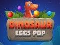 Jeu Oeufs de dinosaures Pop  en ligne