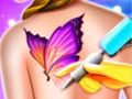 Jeu Boutique de tatouage drôle de Barbie  en ligne