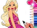 Jeu Livre de coloriage : Barbie  en ligne