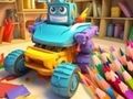 Jeu Livre de coloriage : transformer la voiture en robot  en ligne