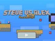 Jeu Steve contre Alex Rocketman  en ligne
