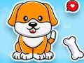 Jeu Livre de coloriage : Chien mignon en ligne Jeu Livre de coloriage : Chien mignon en ligne