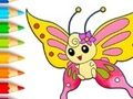 Jeu Livre de coloriage : Papillon  en ligne