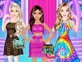 Jeu Filles, différent, style, robe, mode  en ligne