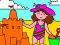 Jeu Livre de coloriage d'été  en ligne