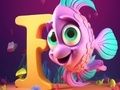 Jeu Livre de coloriage : Lettre F  en ligne