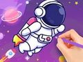 Jeu Livre de coloriage : Astronaute  en ligne