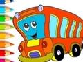 Jeu Livre de coloriage : Autobus  en ligne