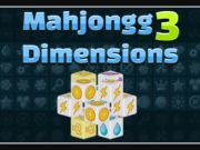 Jeu Mahjong 3 Dimensions  en ligne