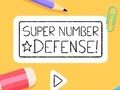 Jeu Défense Super Nombre  en ligne