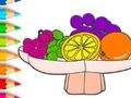 Jeu Livre de coloriage : Fruits  en ligne