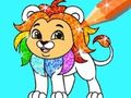 Jeu Livre de coloriage : Lion  en ligne