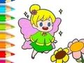 Jeu Livre de coloriage : Fée  en ligne