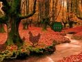 Jeu Escapade d'automne dans la cour  en ligne