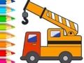 Jeu Livre de coloriage : Grue  en ligne