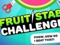Jeu Défi des coups de fruits  en ligne