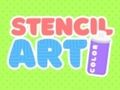 Jeu Pochoir Art Couleur  en ligne