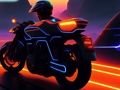 Jeu Course de moto dans l'espace  en ligne
