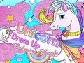 Jeu Livre de coloriage d'habillage de licorne  en ligne
