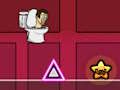 Jeu Skibidi WC Geometry Rash  en ligne