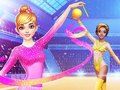 Jeu Jeu d'habillage de filles de gymnastique  en ligne