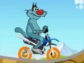 Jeu Oggy et le vélo de cafards  en ligne
