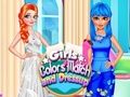 Jeu Les couleurs des filles correspondent et s'habillent  en ligne